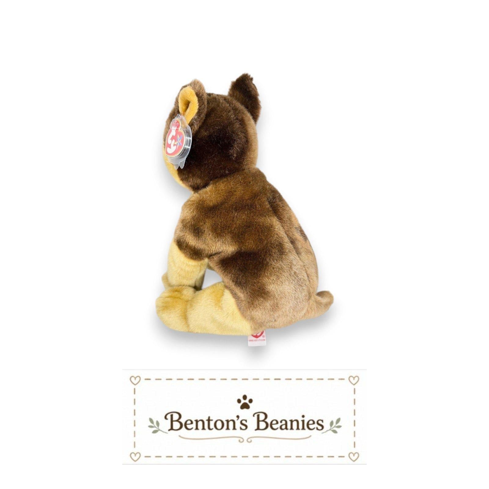 Courage the Dog TY Beanie Buddies | Mint Heart & Tush Tag