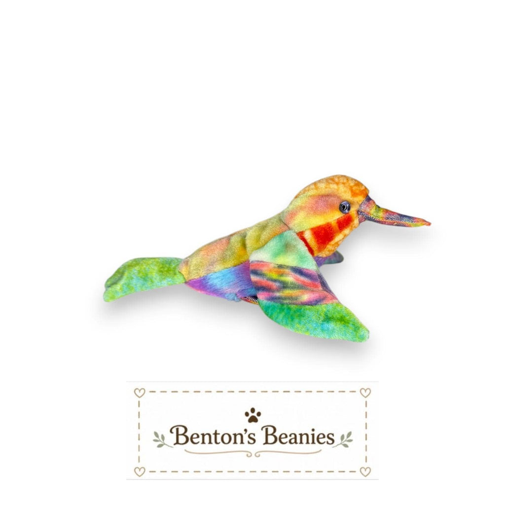 Nectar the Hummingbird Ty Beanie Baby | Rainbow Jewel | Mint Heart Tag