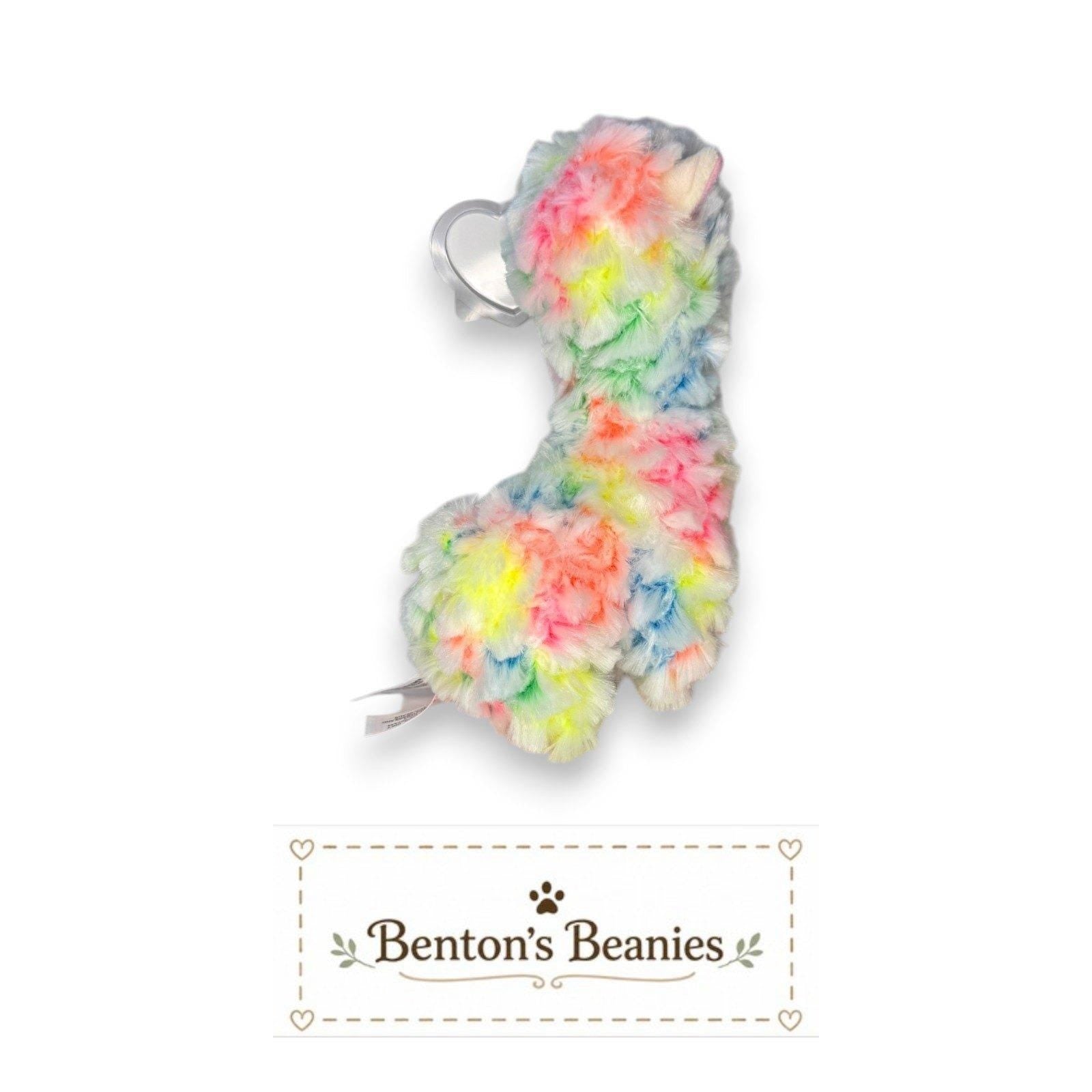 Lola the Llama Ty Beanie Baby | Pastel Parade Pal | Mint Heart Tag