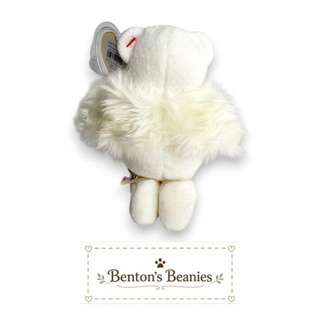 Blessed the Bear Ty Beanie Baby | Praying Guardian | Mint Heart Tag