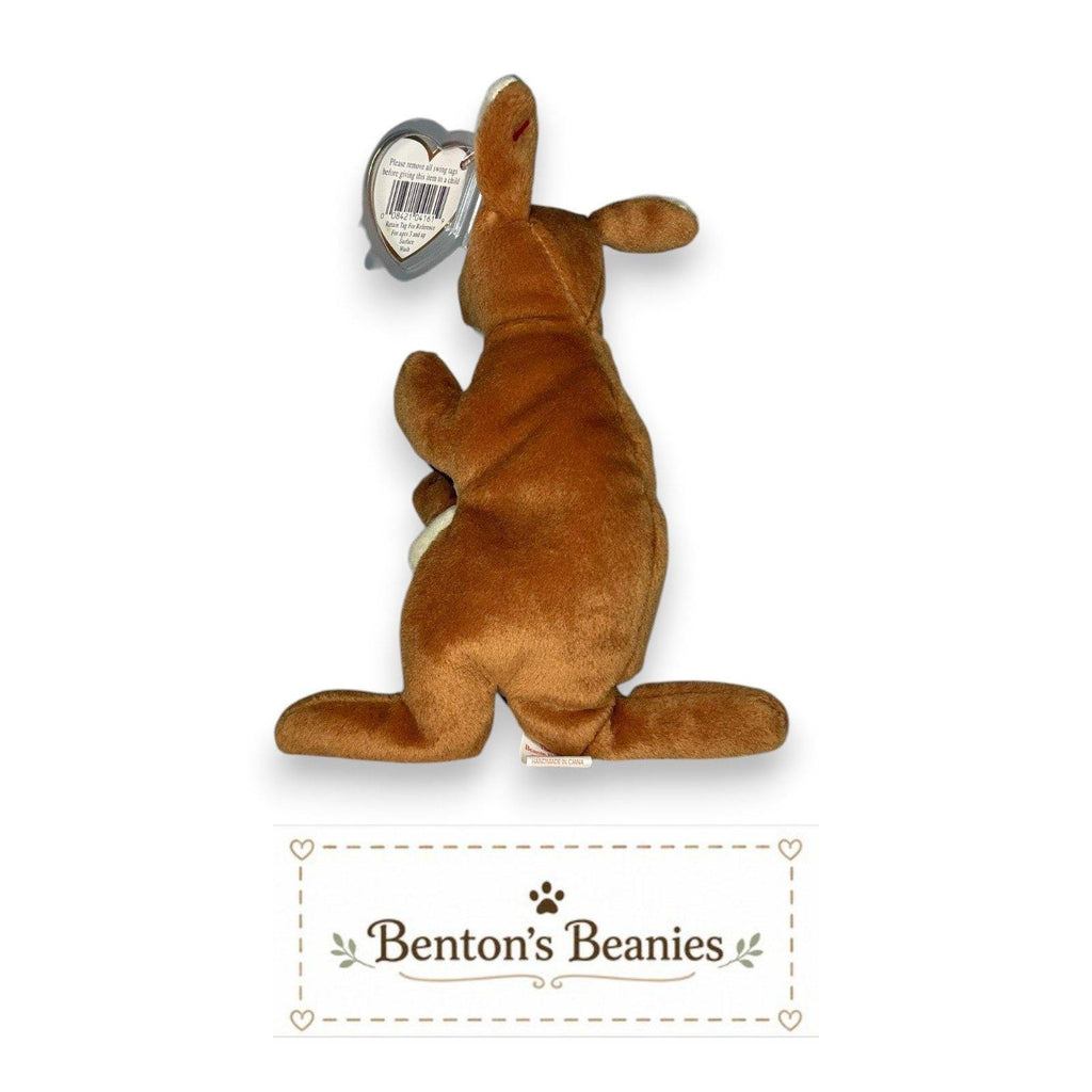 Pouch the Kangaroo Ty Beanie Baby | Down Under Dreamer | Mint Heart Tag