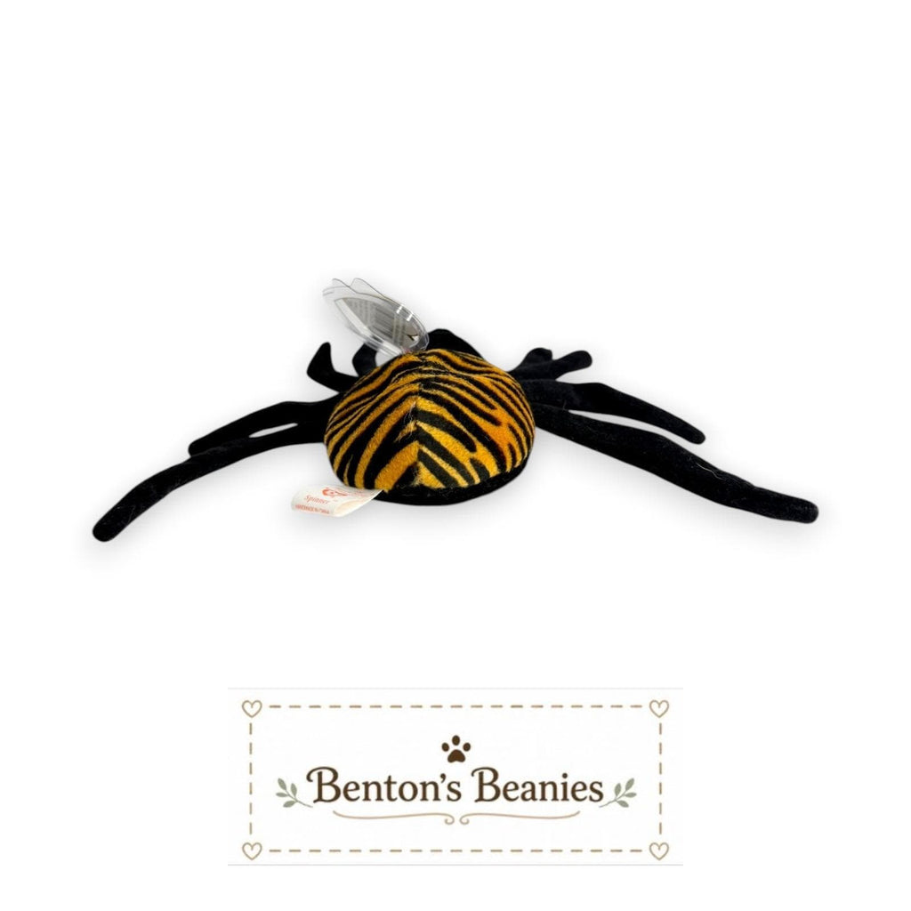 Spinner the Spider Ty Beanie Baby | Web Weaver of Wonder | Mint Heart Tag
