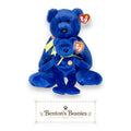 Clubby Ty Beanie Baby & Buddy Set | Founder's Favorite | Mint Heart Tags