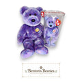 Clubby III Ty Beanie Baby & Buddy Set | Heritage Keepsake | Mint Heart Tags