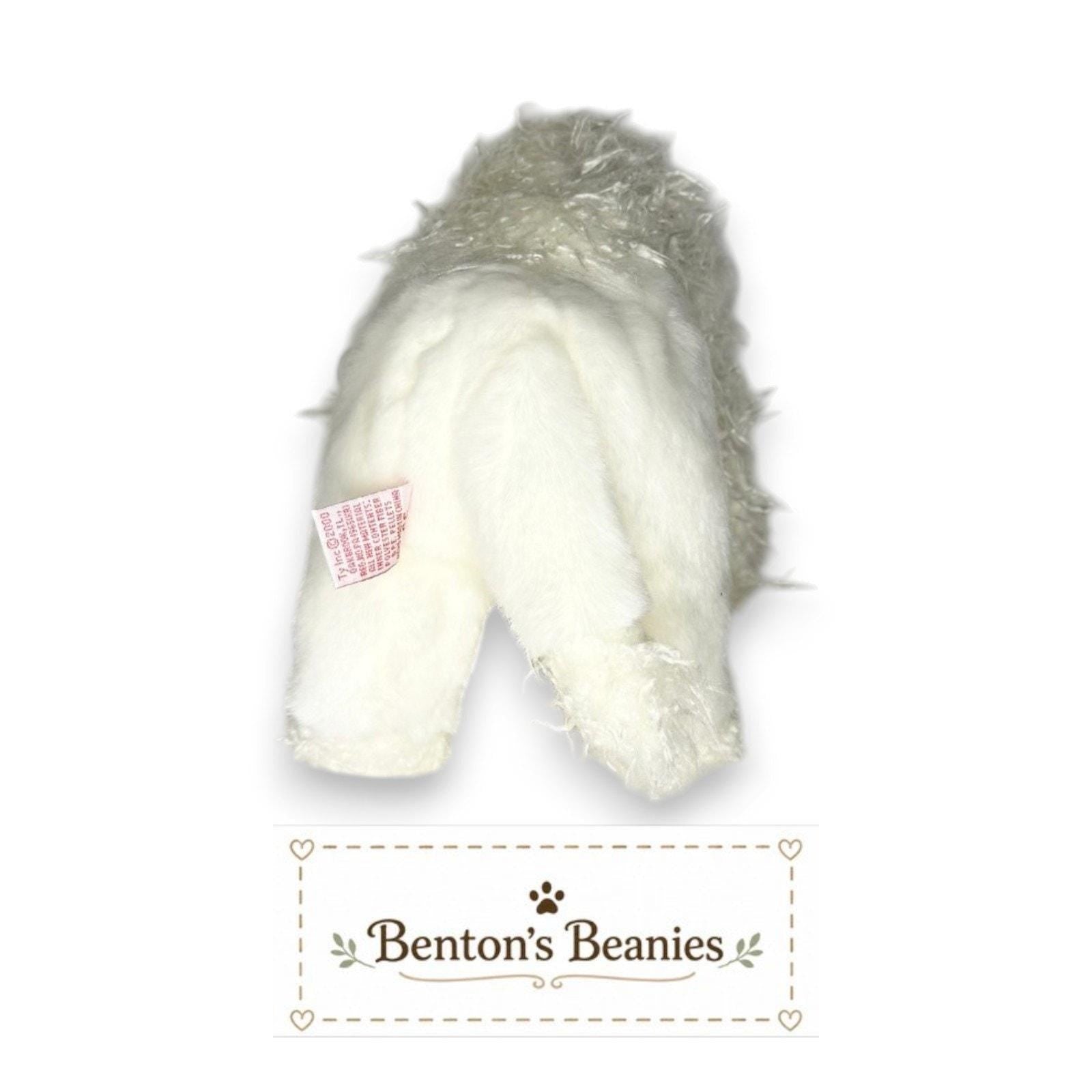 Roam the White Buffalo Ty Beanie Buddy | Prairie Guardian | Mint Heart Tag poly