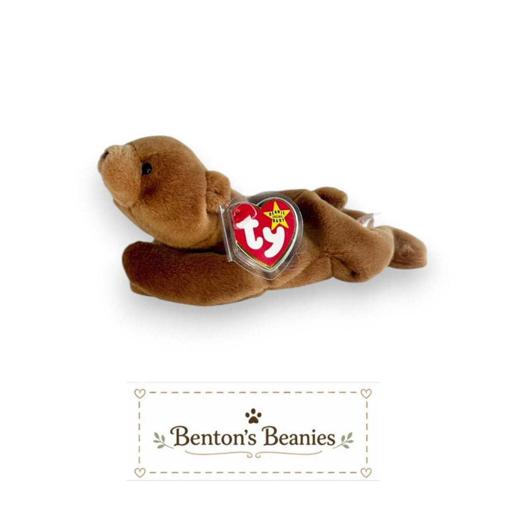 Cubbie the Brown Bear Ty Beanie Baby | Classic Cub Charm | Mint Heart Tag