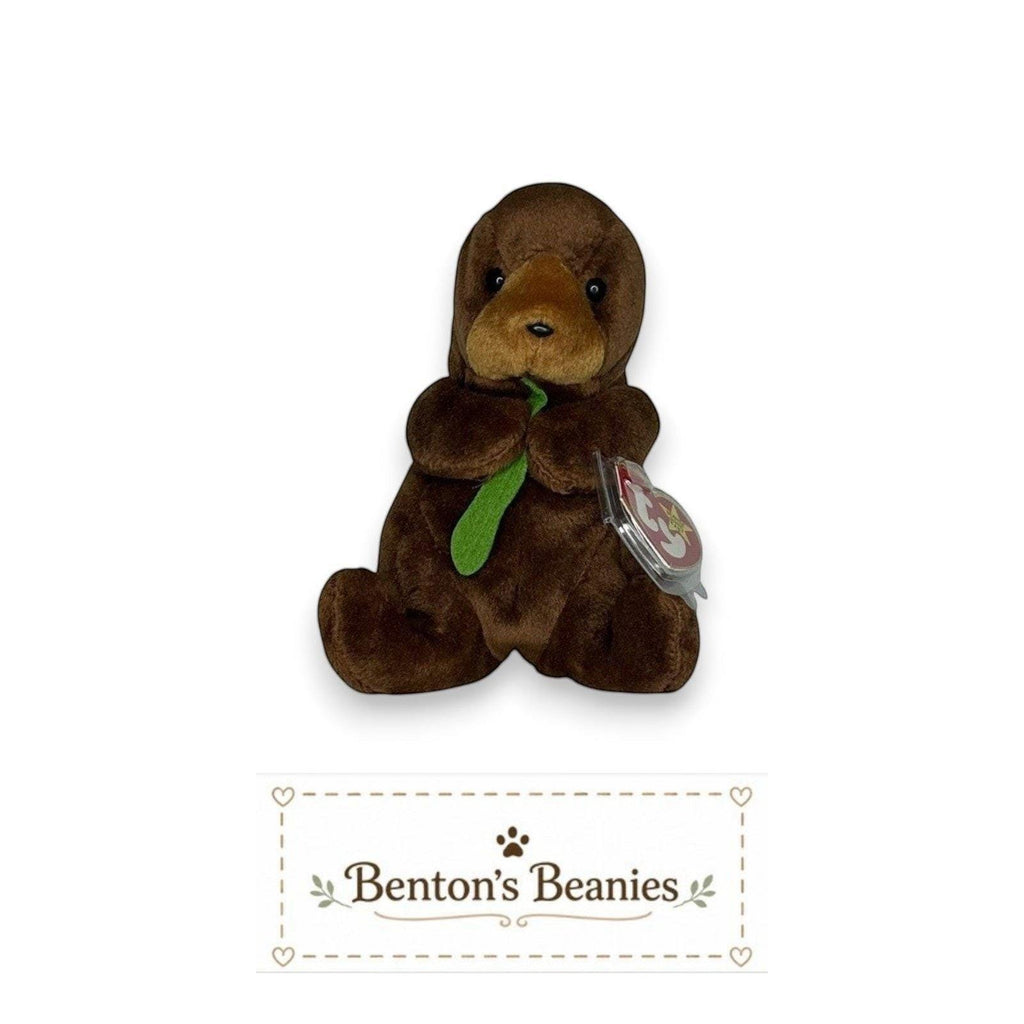 Seaweed the Otter Ty Beanie Baby | Riverside Rascal | Mint Heart Tag