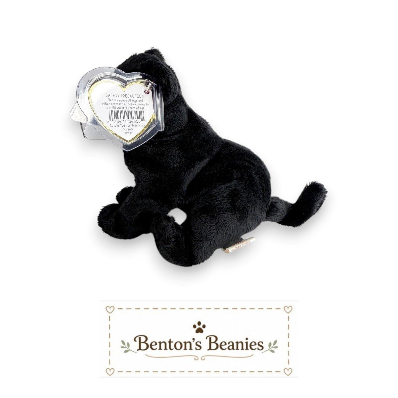 Midnight the Panther Ty Beanie Baby | Dark Forest Prowler | Mint Heart Tag