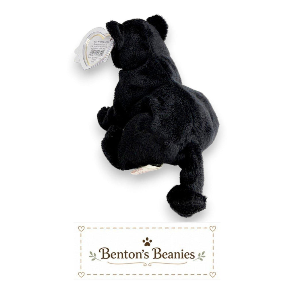 Midnight the Panther Ty Beanie Baby | Dark Forest Prowler | Mint Heart Tag