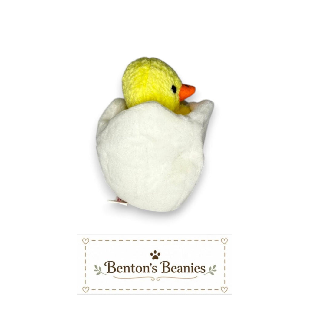 Eggbert the Egg/Chick TY Beanie Baby | Mint Heart & Tush Tag