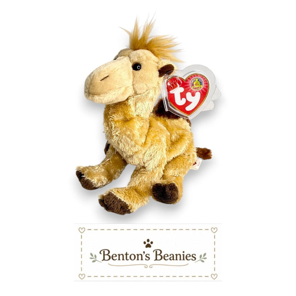 Khufu the Camel Ty Beanie Baby | Desert Trailblazer | Mint Heart Tag