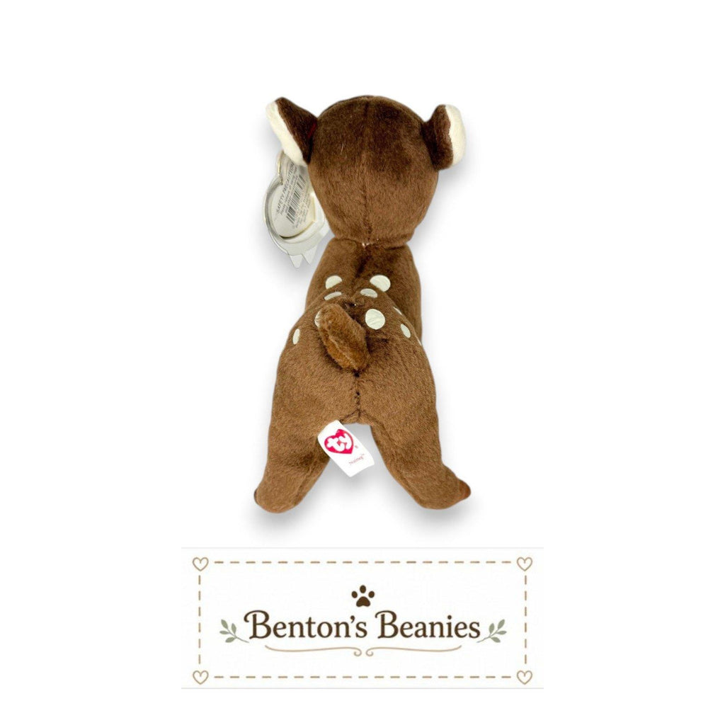 Nutmeg the Deer Ty Beanie Baby | Forest Fawn Friend | Mint Heart Tag