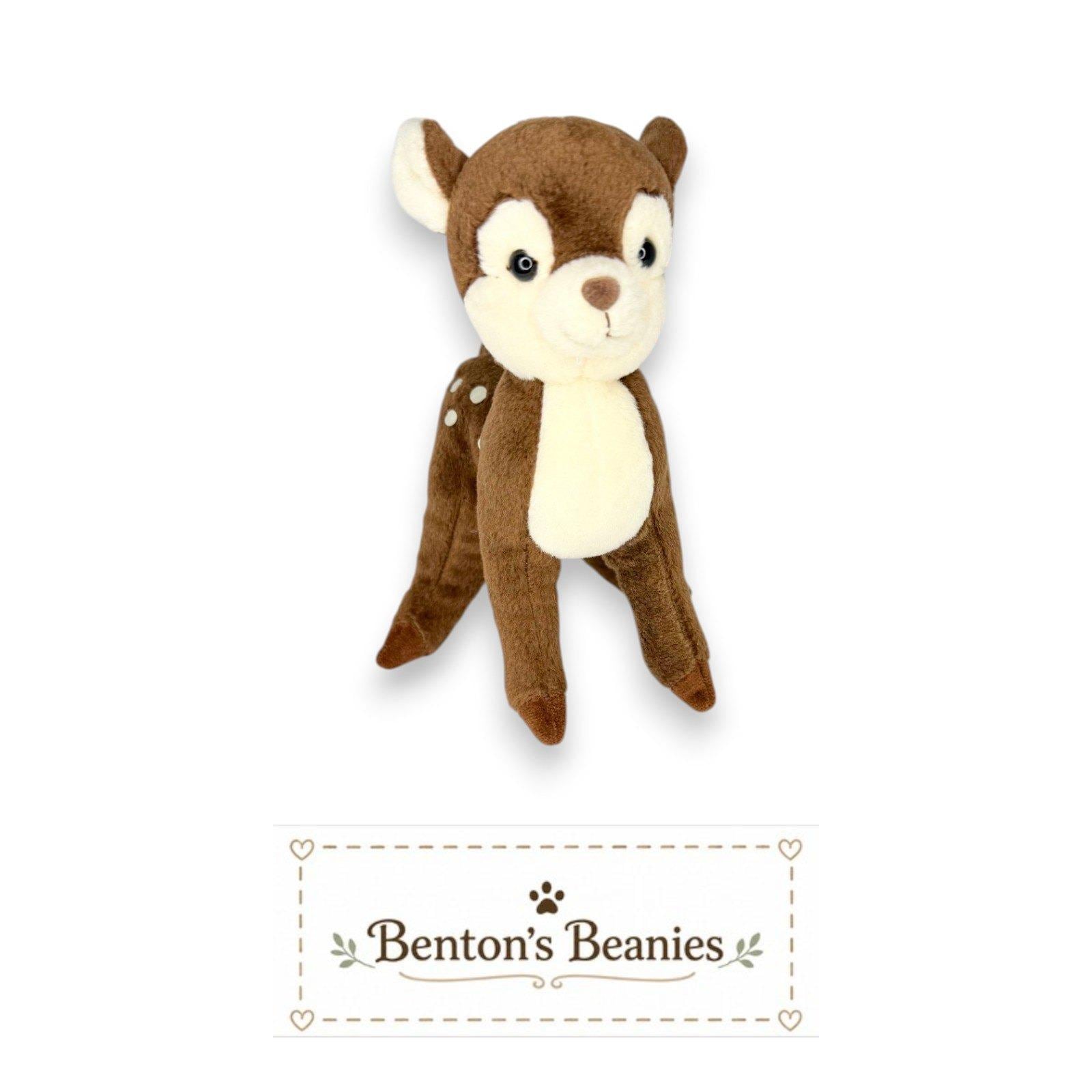 Nutmeg the Deer Ty Beanie Baby | Forest Fawn Friend | Mint Heart Tag