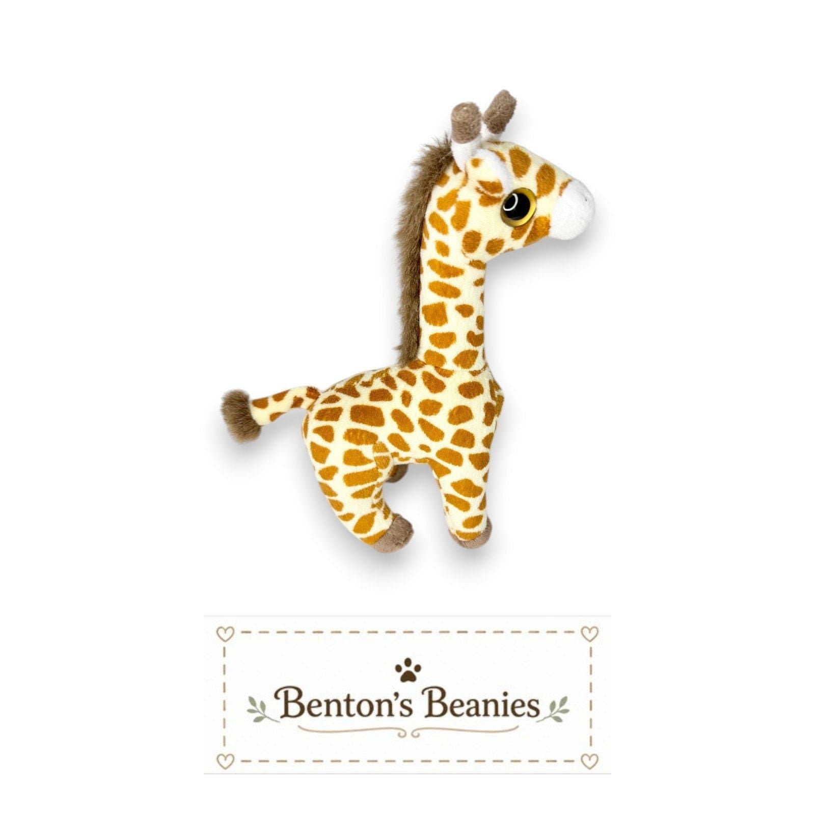 Topper the Giraffe Ty Beanie Baby | Treetop Explorer | Mint Heart Tag