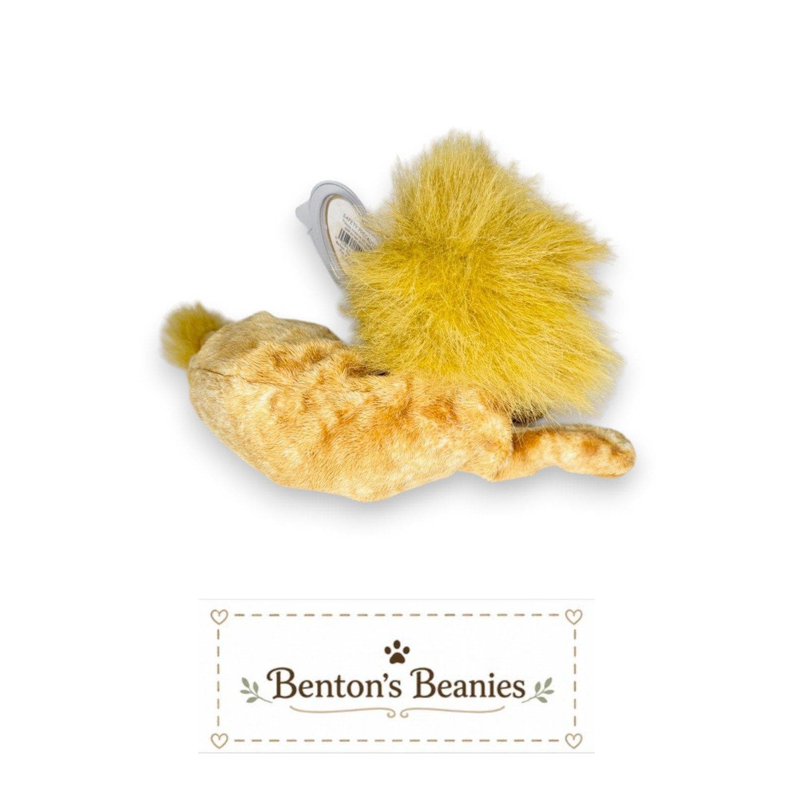 Orion the Lion Ty Beanie Baby | Sunset Sentinel | Mint Heart Tag