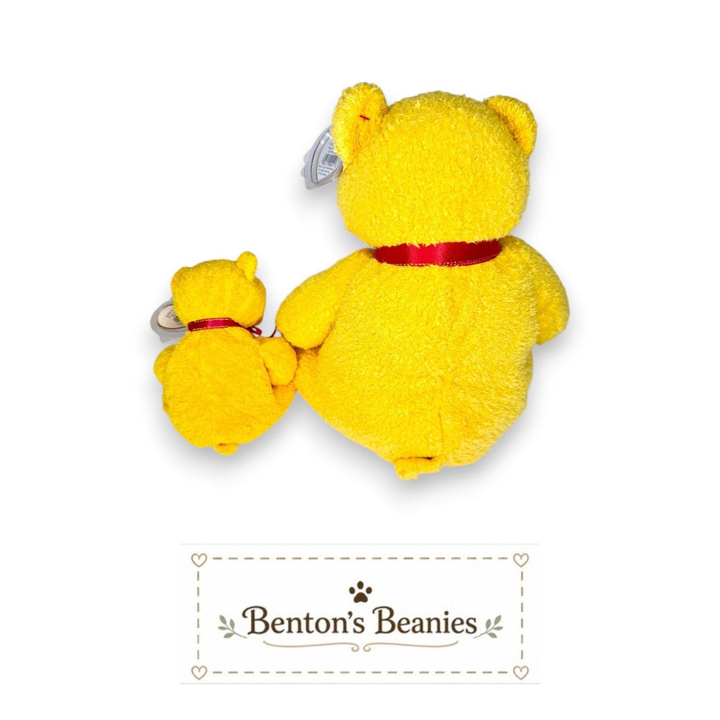 Poopsie the Bear Beanie Baby & Beanie Buddy | Honey Hugsy | Mint Heart Tags