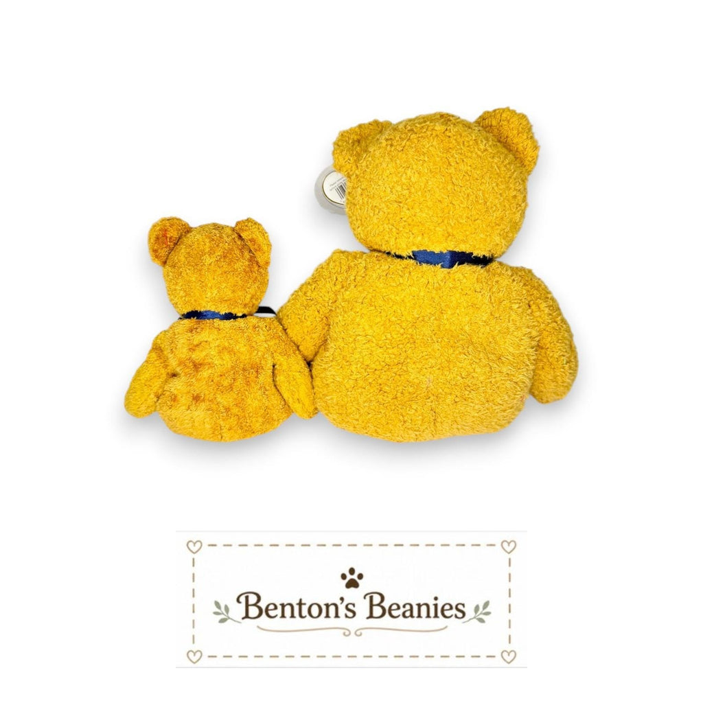 Fuzz the Bear Beanie Baby & Beanie Buddy | Cozy Classic | Mint Heart Tags