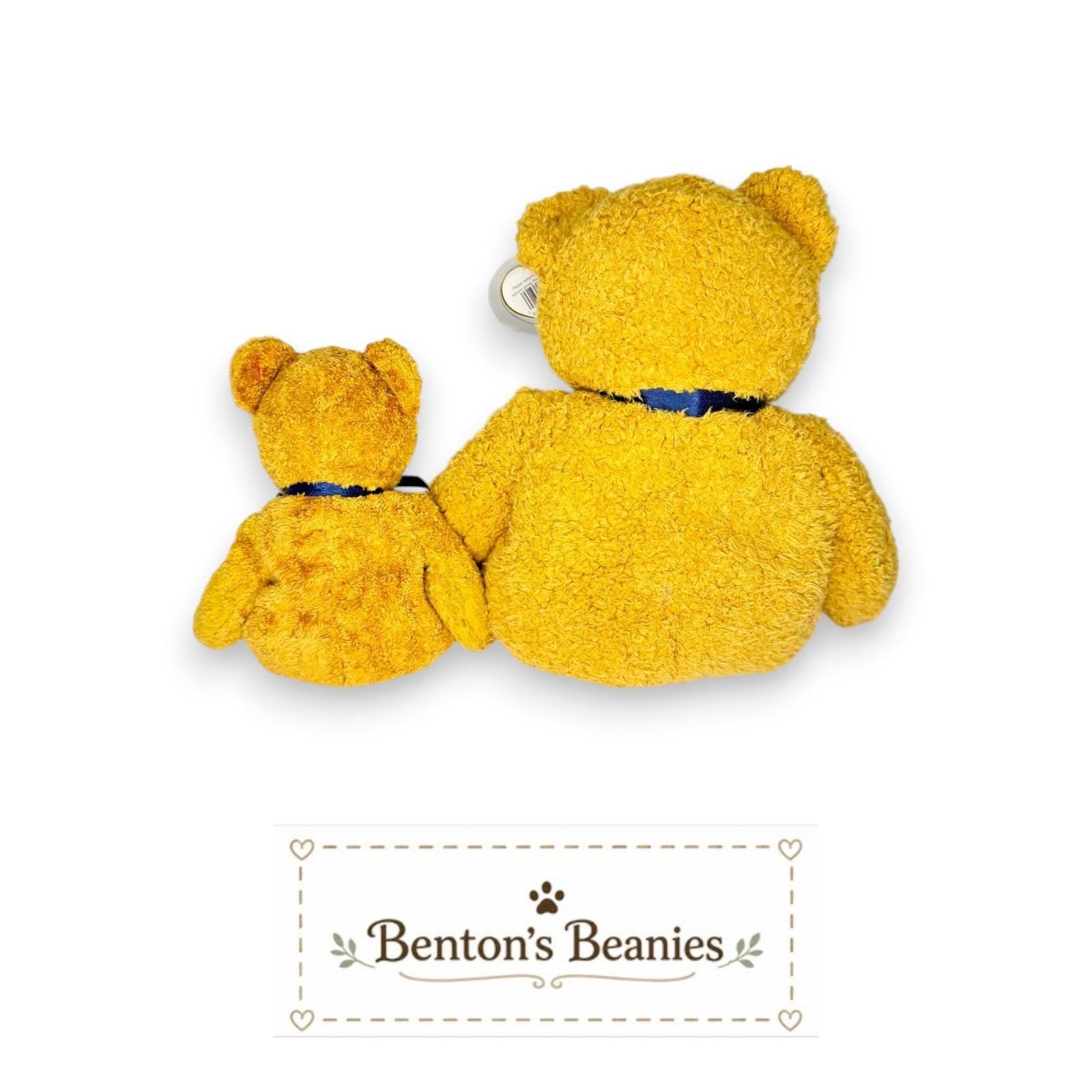 Fuzz the Bear Beanie Baby & Beanie Buddy | Cozy Classic | Mint Heart Tags