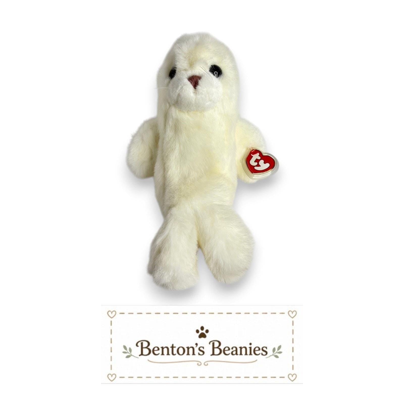 Misty the Seal TY Classic (Buddy Size) | Arctic Cuddler | Mint Heart Tag