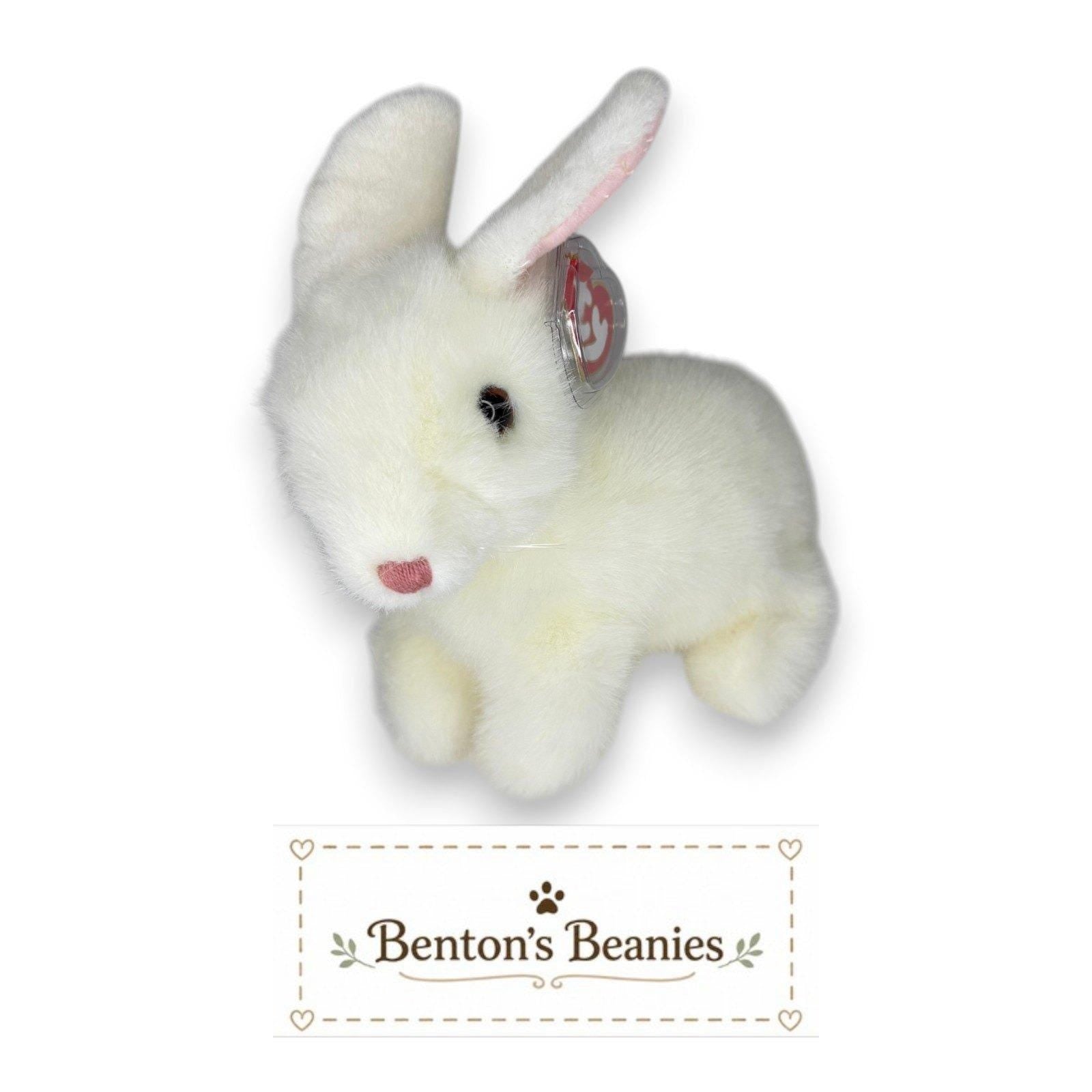 Bows the Bunny TY Classic (Buddy Size) | Spring Sweetheart | Mint Heart Tag