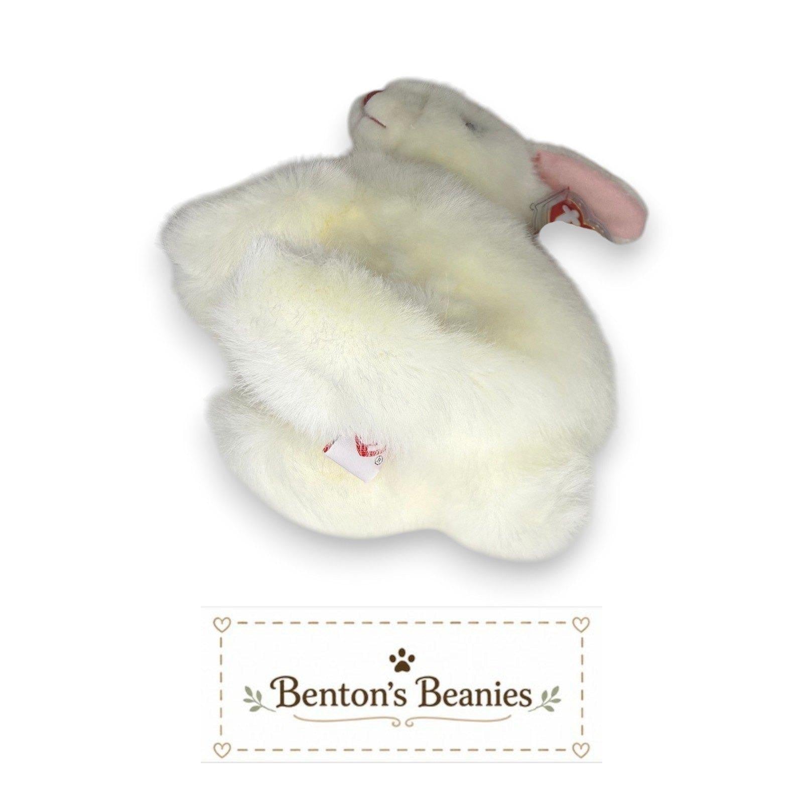 Bows the Bunny TY Classic (Buddy Size) | Spring Sweetheart | Mint Heart Tag