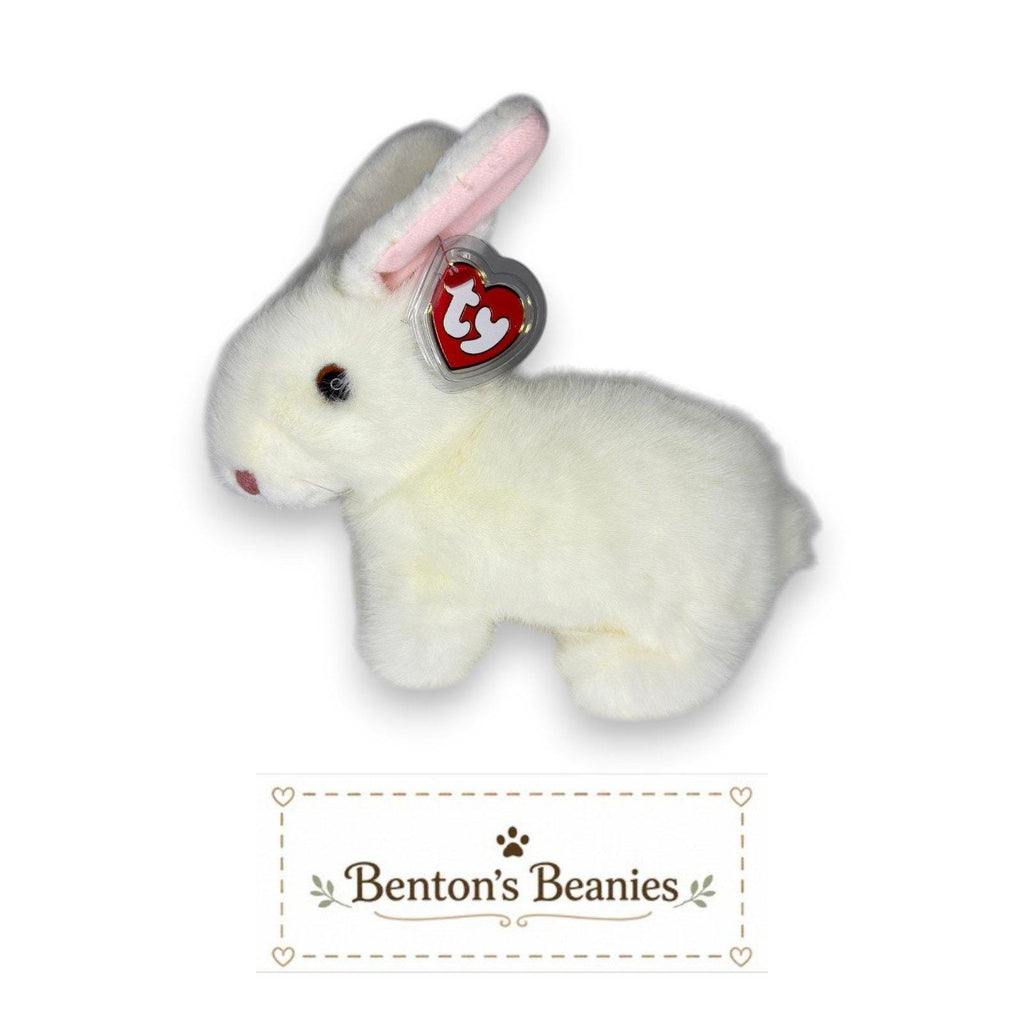 Bows the Bunny TY Classic (Buddy Size) | Spring Sweetheart | Mint Heart Tag