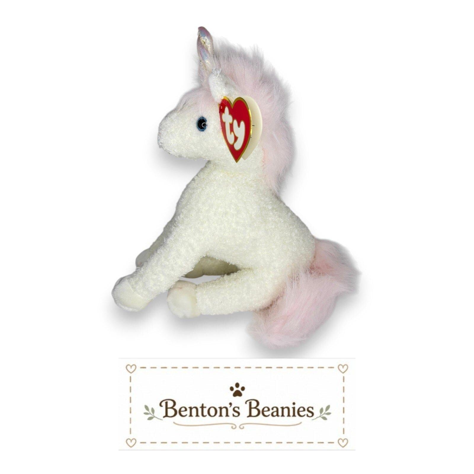Sparkles the Unicorn TY Classic | Magic Mane | Mint Heart Tag