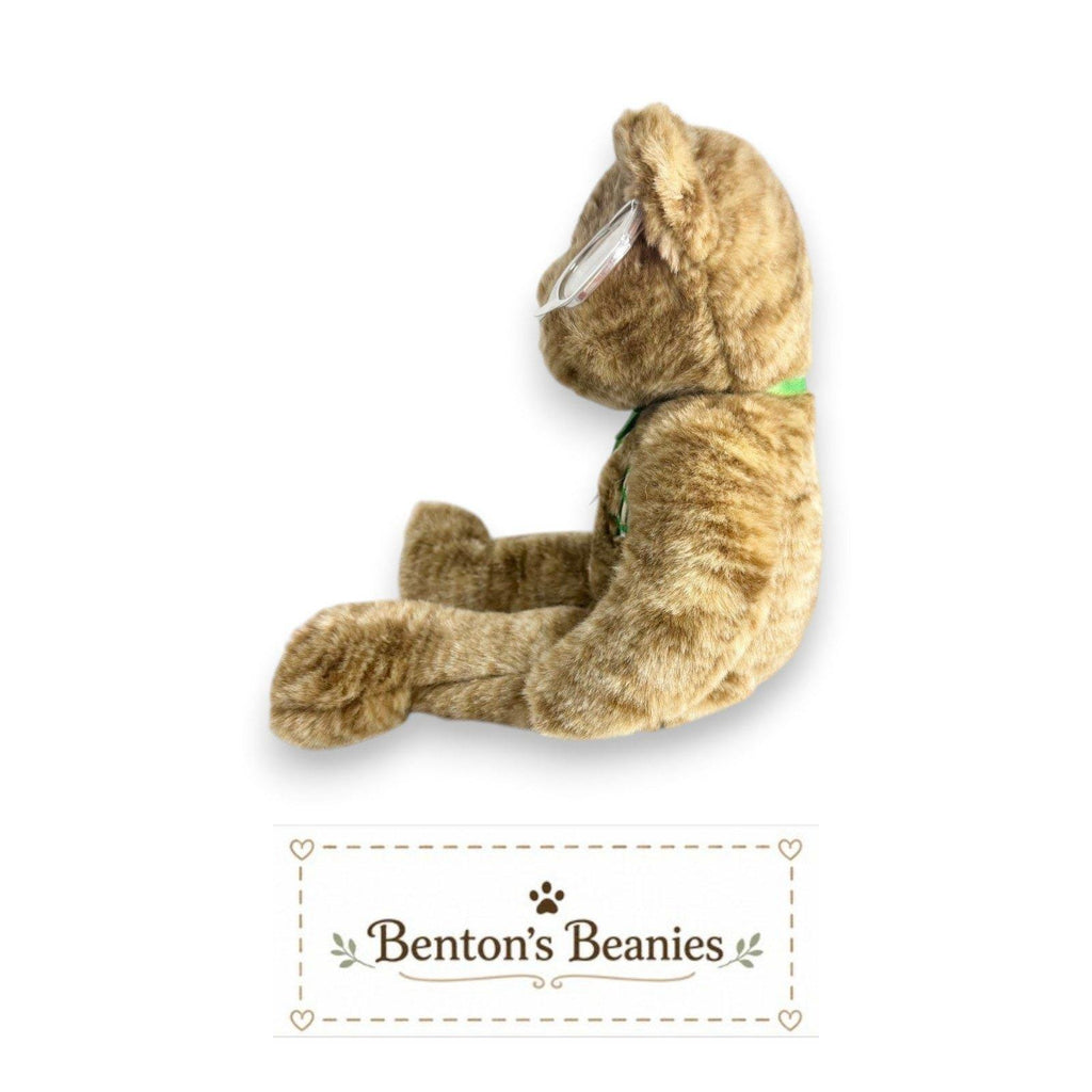 Billionaire the Bear Ty Beanie Buddy | Fortune Friend | Mint Heart Tag