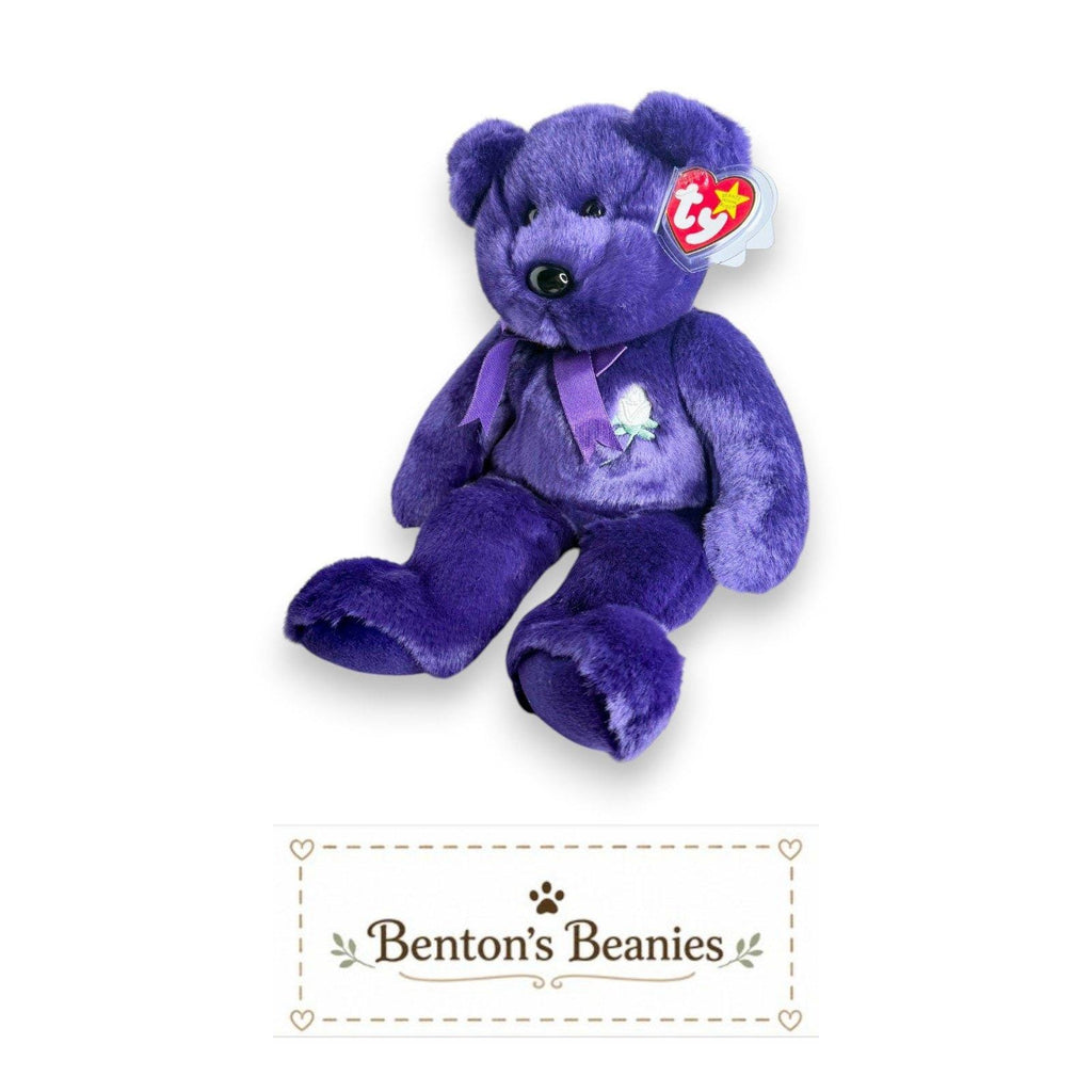 Princess the Bear Ty Beanie Buddy | Royal Treasure | Mint Heart Tag