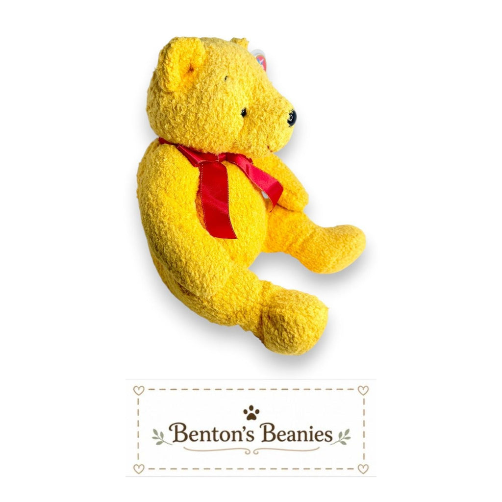 Poopsie the Bear Ty Beanie Buddy | Golden Glow | Mint Heart Tag