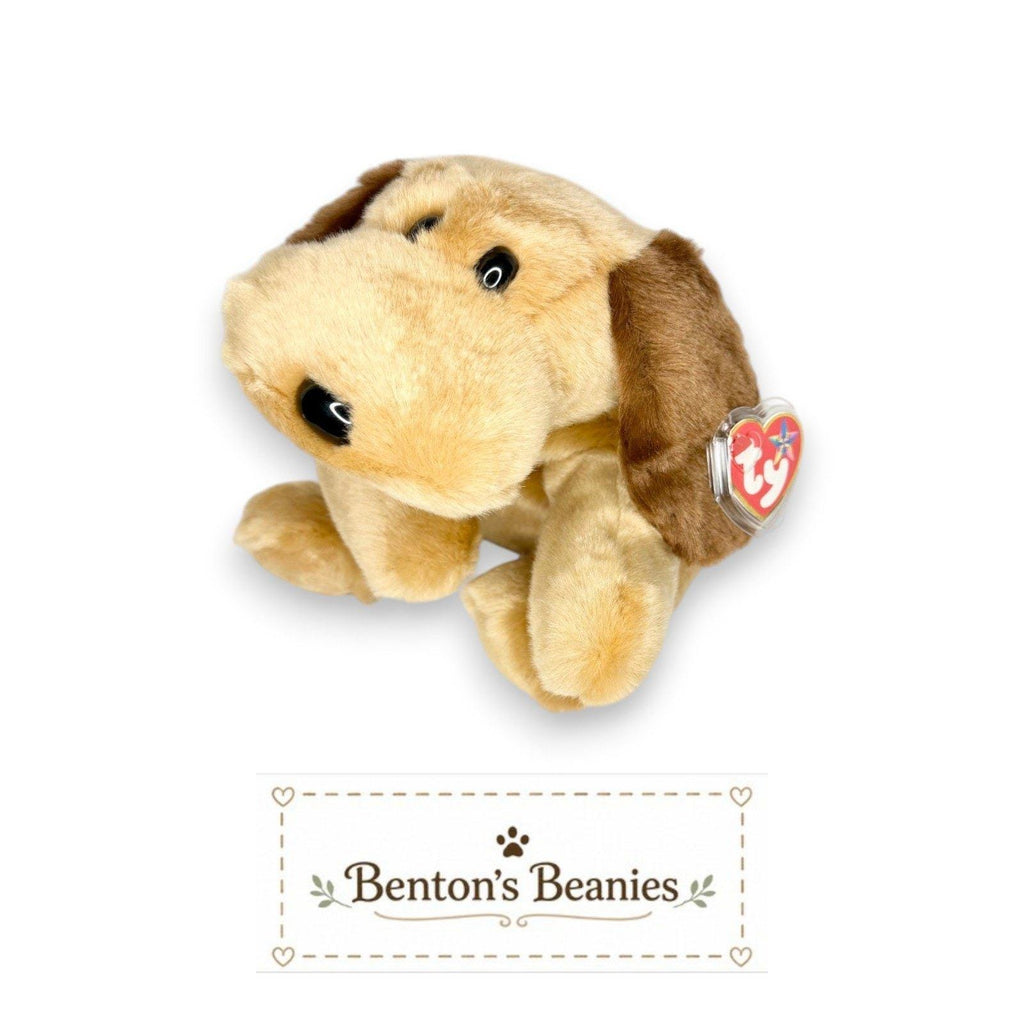 Bones the Dog Ty Beanie Buddy | Best Friend Forever | Mint Heart Tag