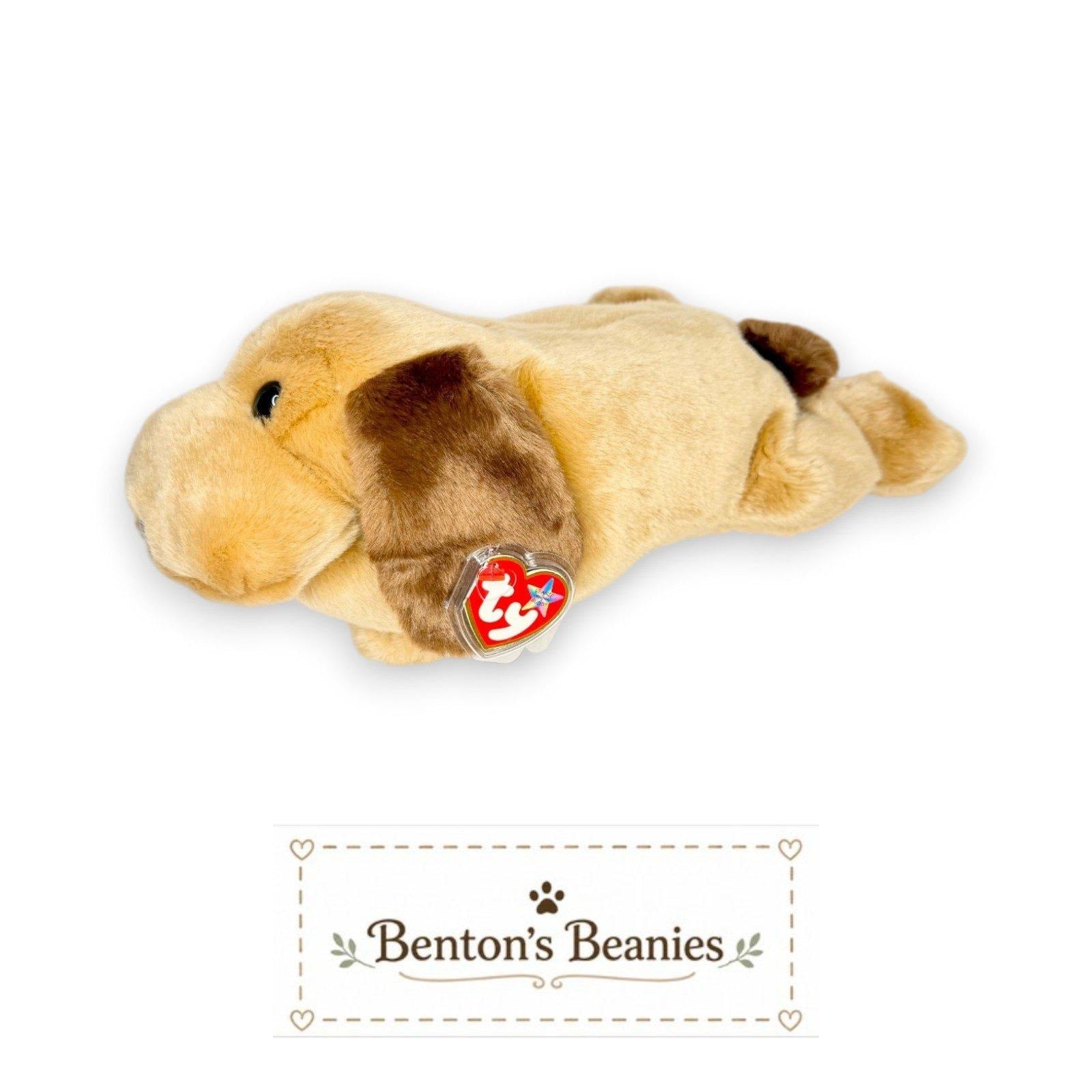 Bones the Dog Ty Beanie Buddy | Best Friend Forever | Mint Heart Tag