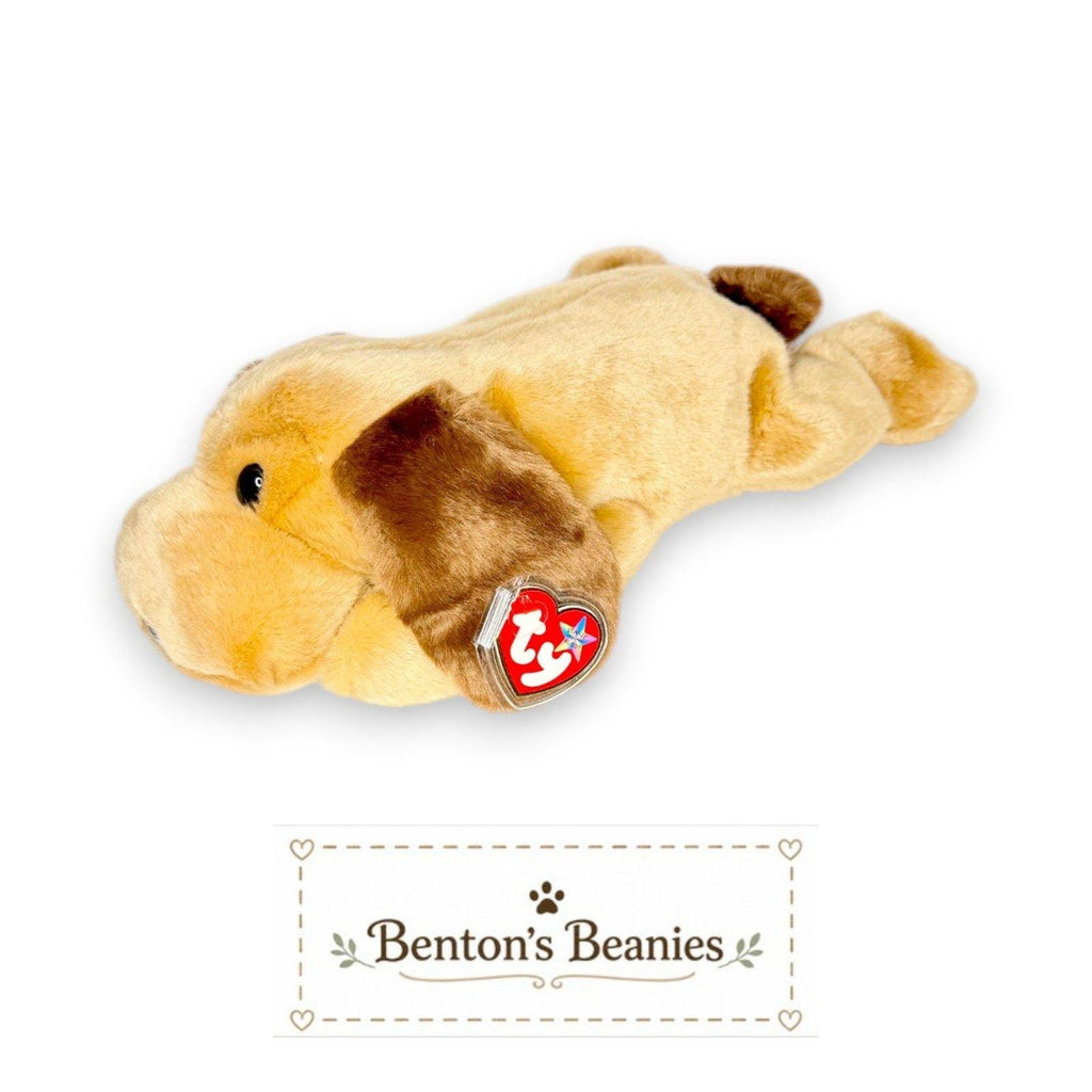 Bones the Dog Ty Beanie Buddy | Best Friend Forever | Mint Heart Tag
