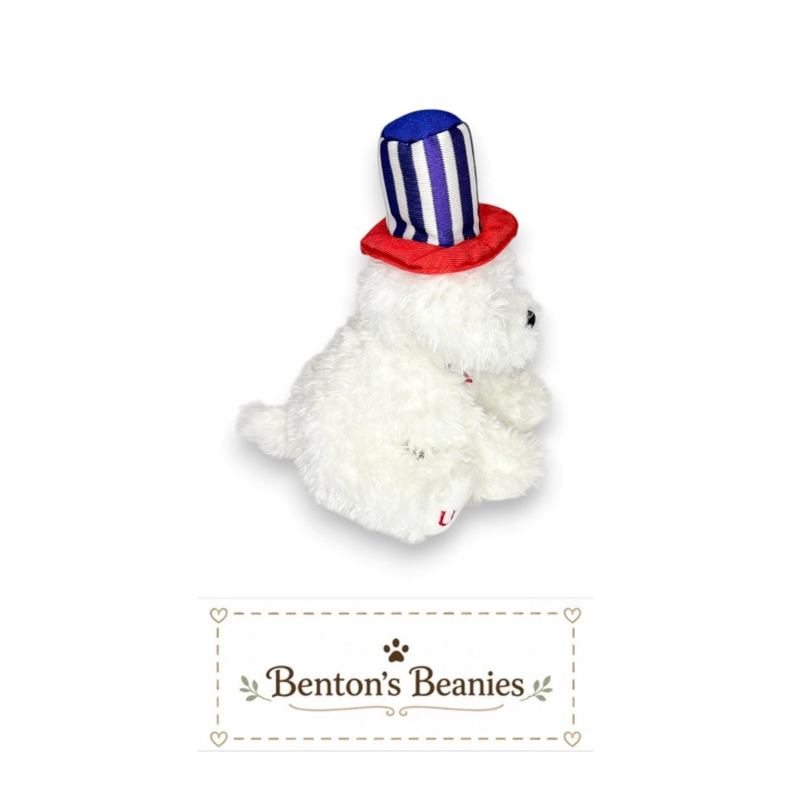 First Dog Ty Beanie Buddy | Presidential Patriotic Pup | Mint Heart Tag