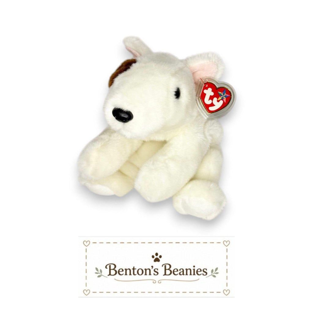 Butch the Dog Ty Beanie Buddy | Loyal Sidekick | Mint Heart Tag
