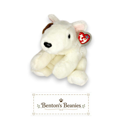 Butch the Dog Ty Beanie Buddy | Loyal Sidekick | Mint Heart Tag
