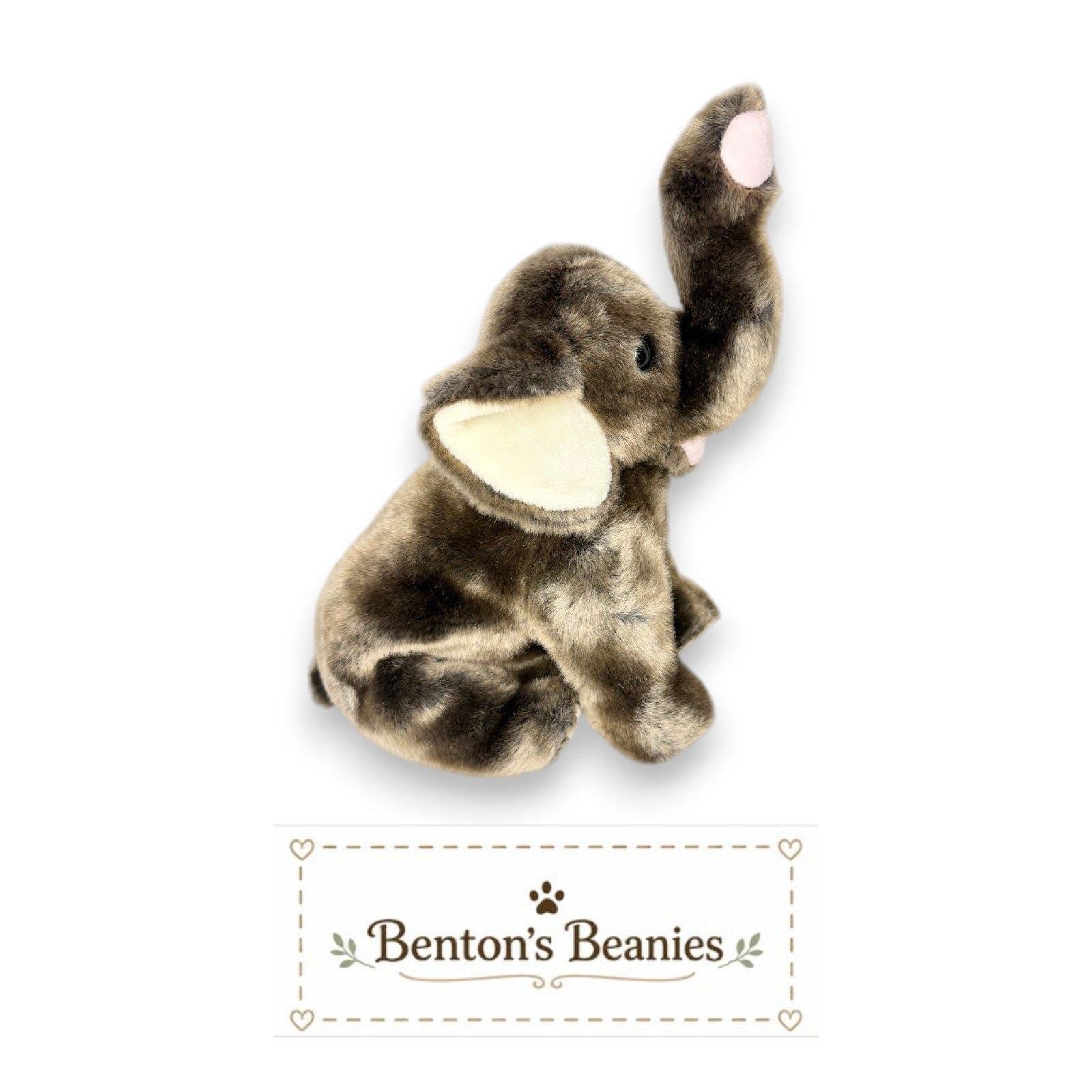 Trumpet the Elephant Ty Beanie Buddy | Gentle Giant | Mint Heart Tag