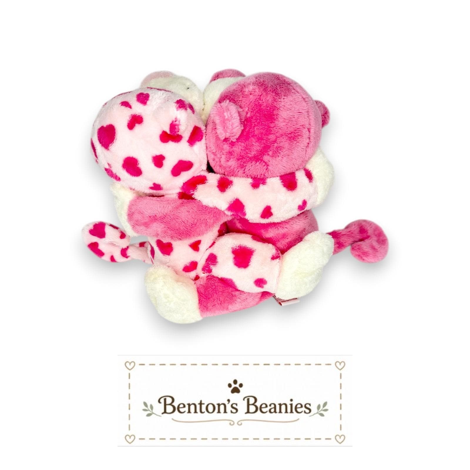 Romeo & Juliet Ty Beanie Buddies | Sweetheart Pair | Mint Heart Tags