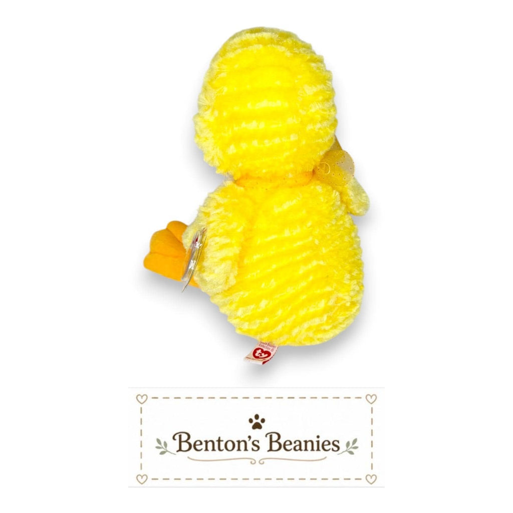 Coop the Chick Ty Beanie Buddy | Sunshine Hatchling | Mint Heart Tag