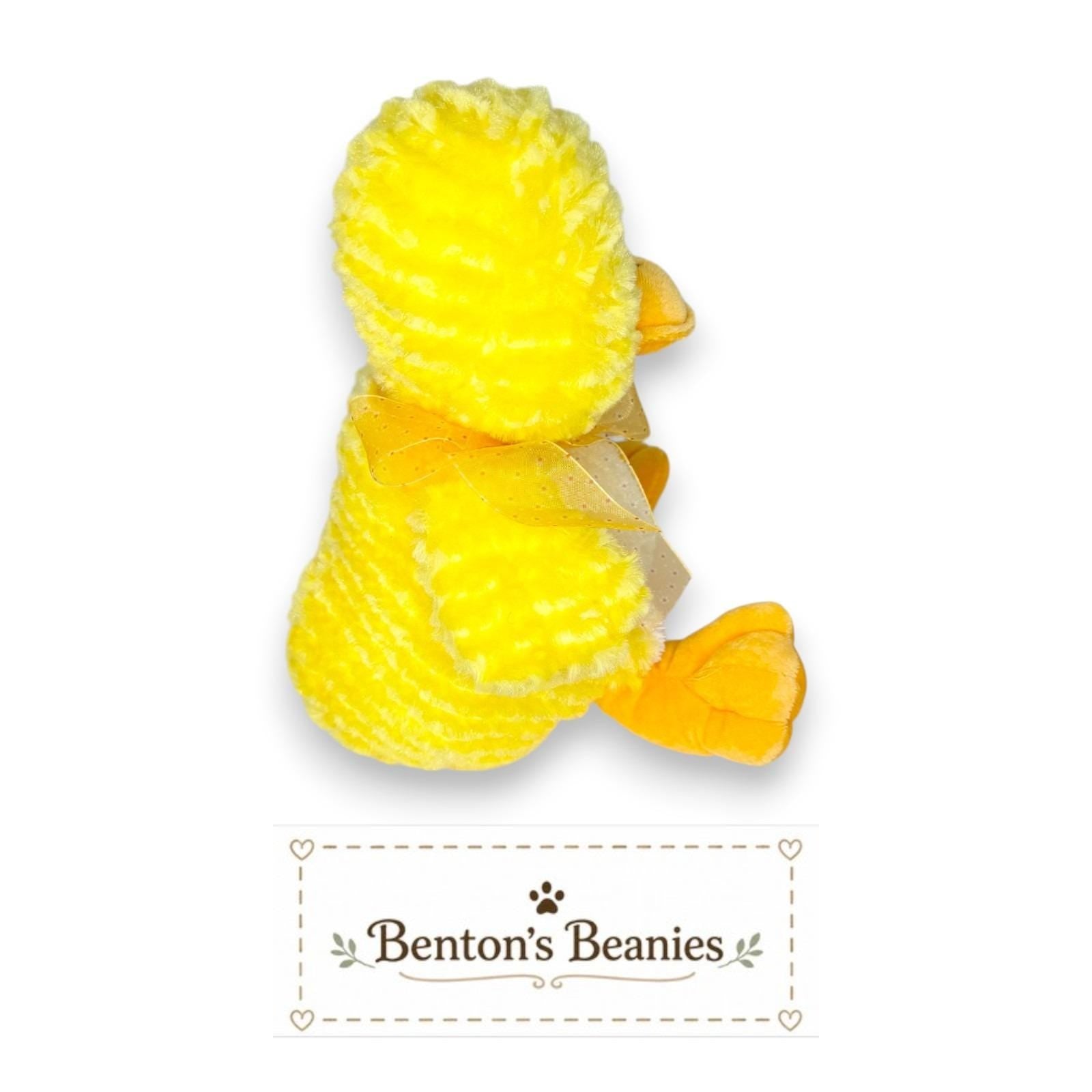 Coop the Chick Ty Beanie Buddy | Sunshine Hatchling | Mint Heart Tag