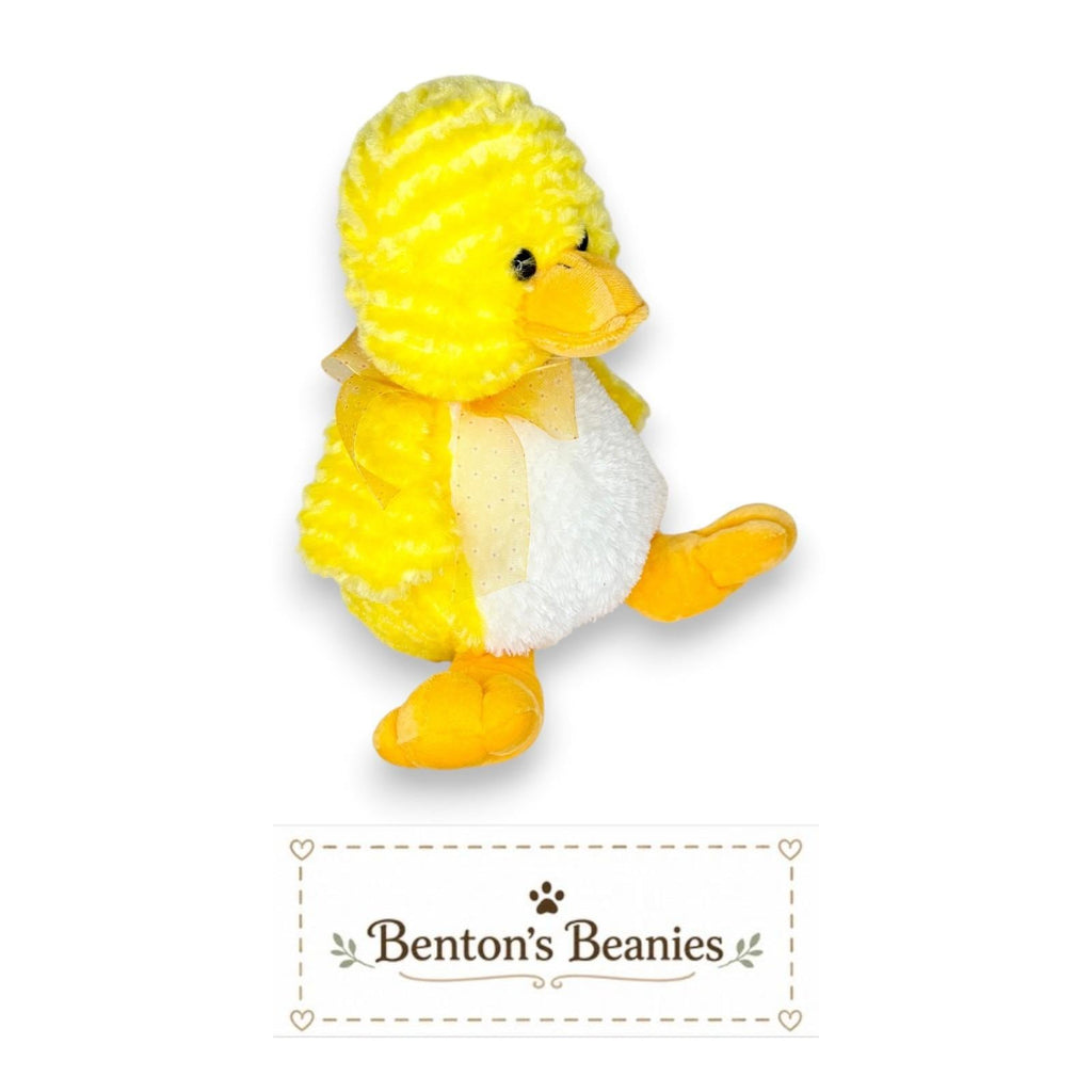 Coop the Chick Ty Beanie Buddy | Sunshine Hatchling | Mint Heart Tag