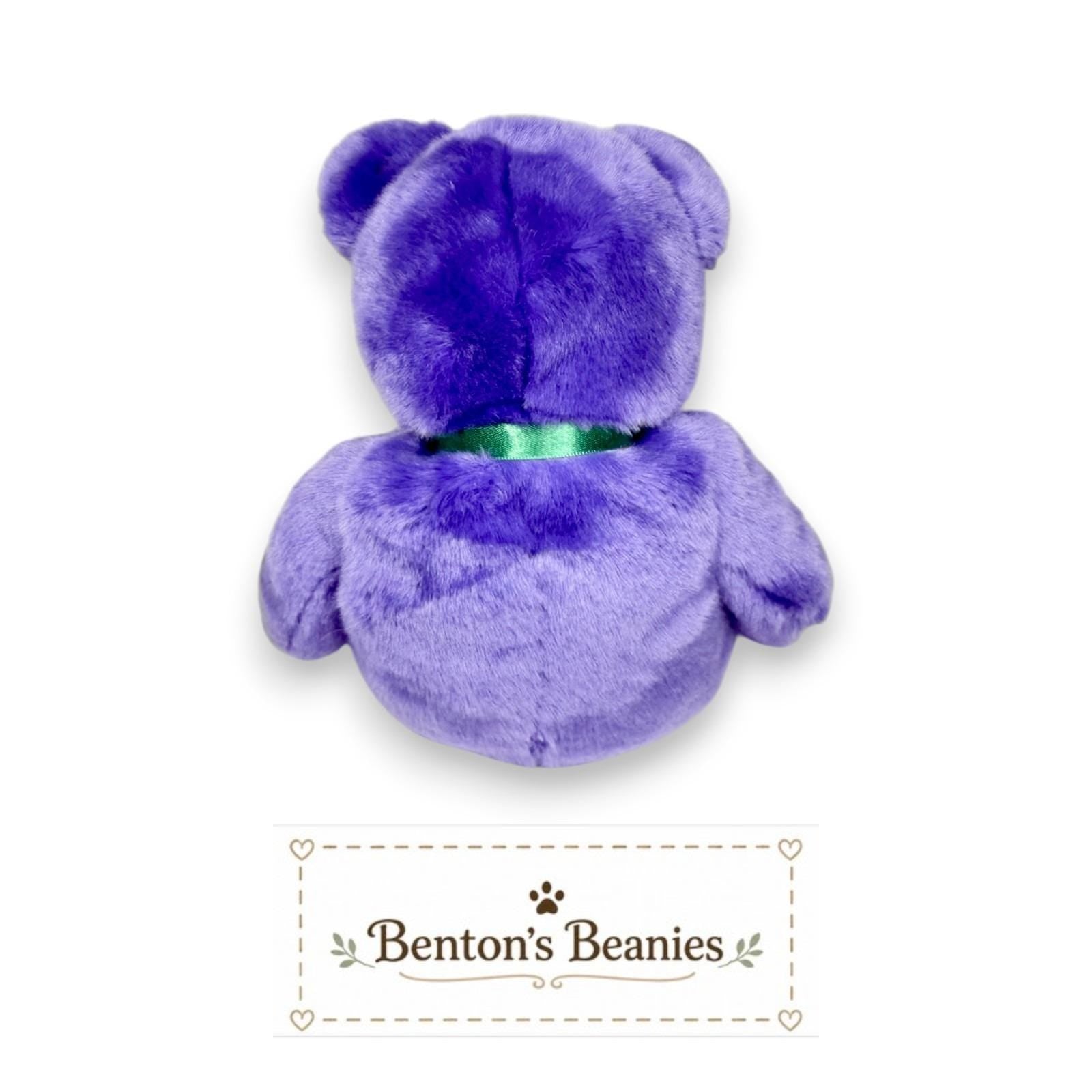 Employee Bear Ty Beanie Buddy | Professional Office Pal | Mint Heart Tag
