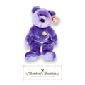 Clubby IV the Bear Ty Beanie Buddy | Twilight Treasure | Mint Heart Tag