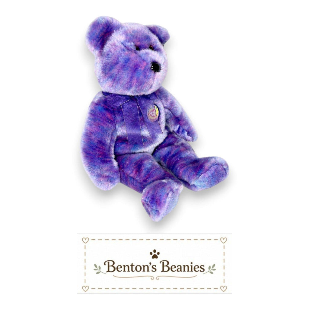 Clubby IV the Bear Ty Beanie Buddy | Twilight Treasure | Mint Heart Tag