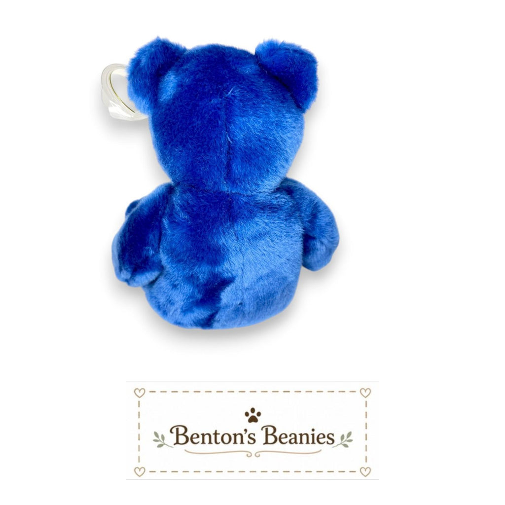 John the Bear Ty Beanie Buddy | Patriotic Pride Bear | Mint Heart Tag
