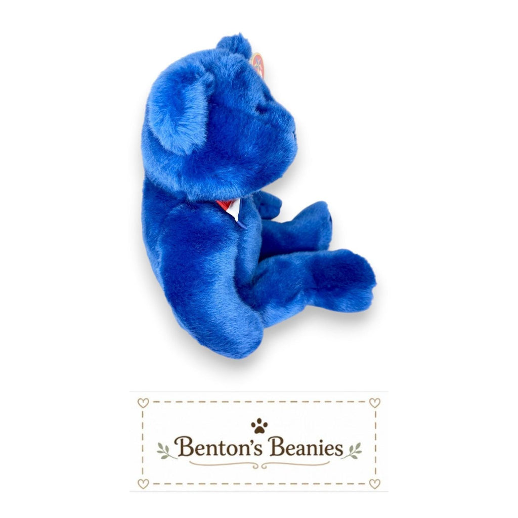 John the Bear Ty Beanie Buddy | Patriotic Pride Bear | Mint Heart Tag