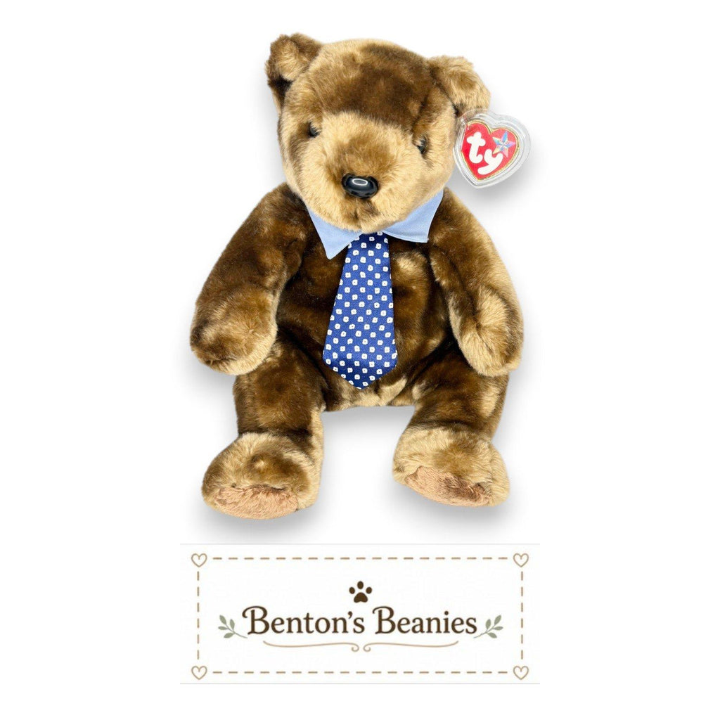 Hero the Bear Ty Beanie Buddy | Father's Day Favorite | Mint Heart Tag