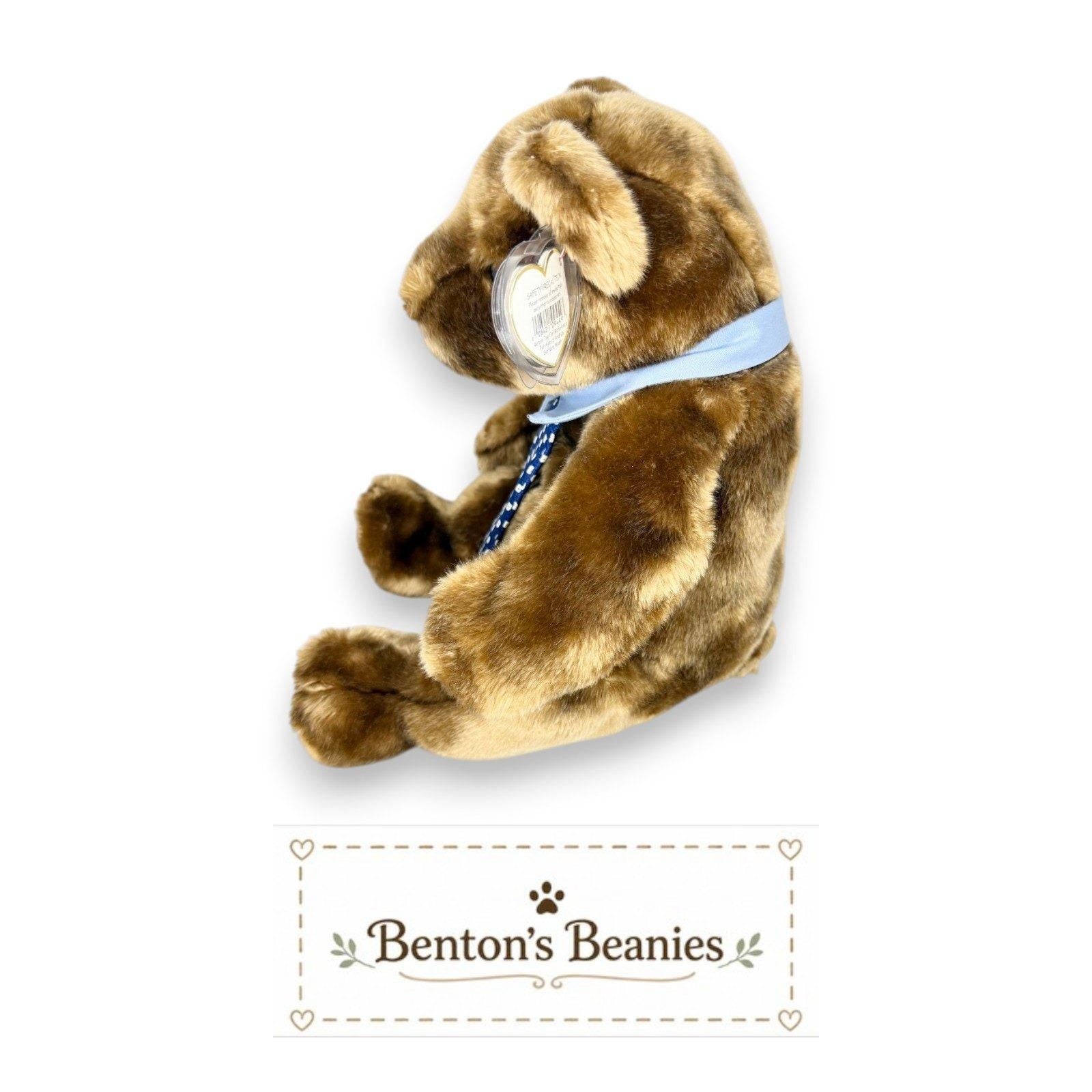 Hero the Bear Ty Beanie Buddy | Father's Day Favorite | Mint Heart Tag