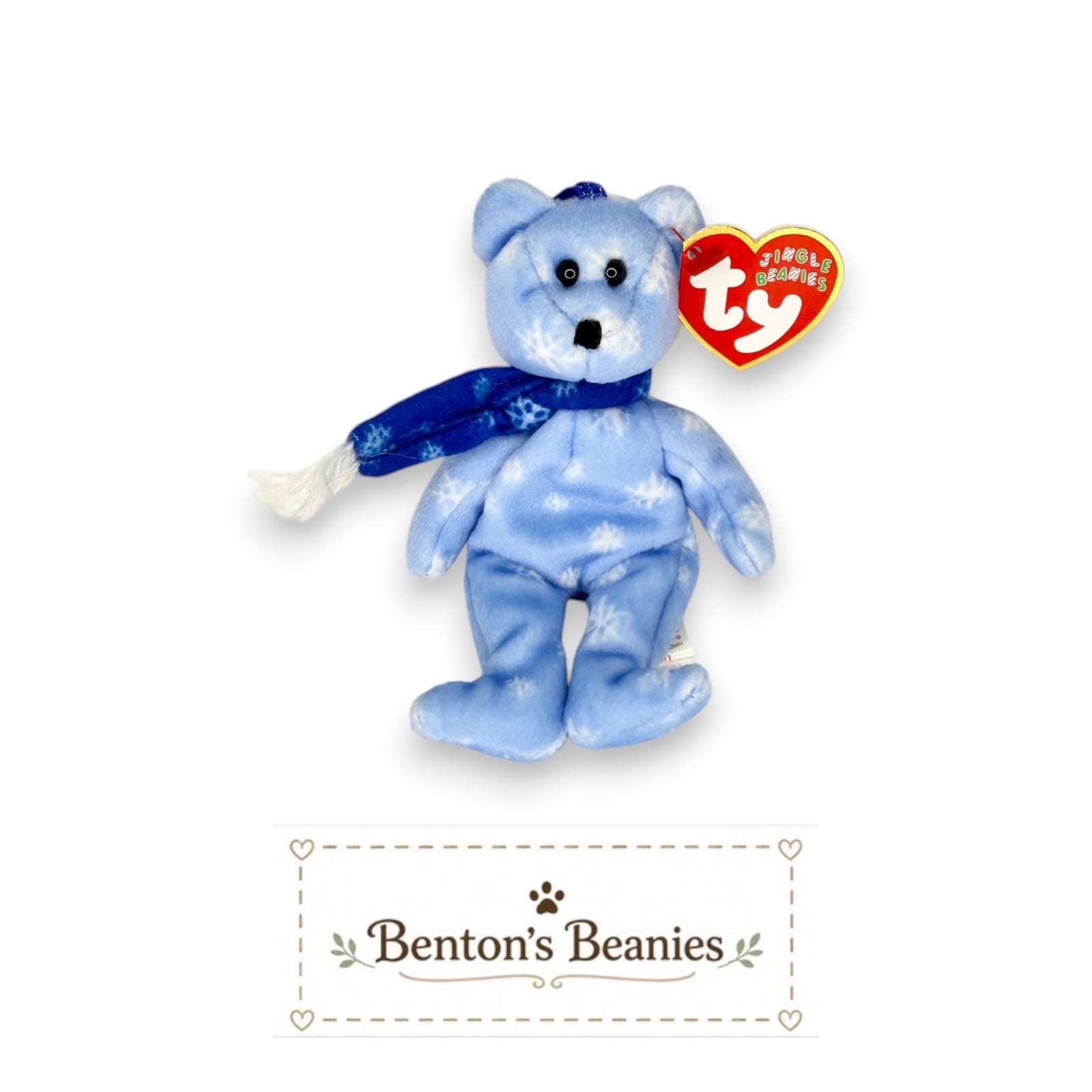 TY Holiday Teddy Jingle Beanies Collection | Christmas Ornament Bears | Mint Heart Tags