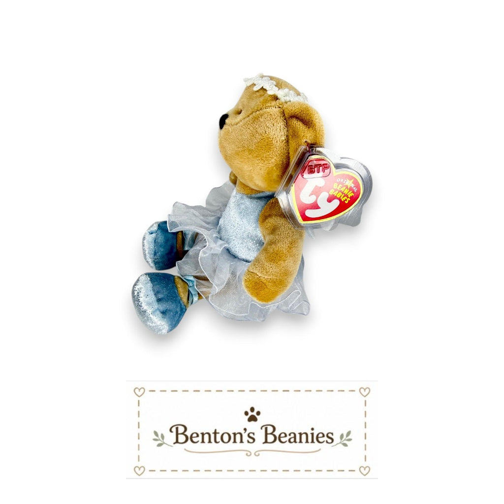 Fairydust the Bear Ty Beanie Baby | Twirling Sweetheart | Mint Heart Tag